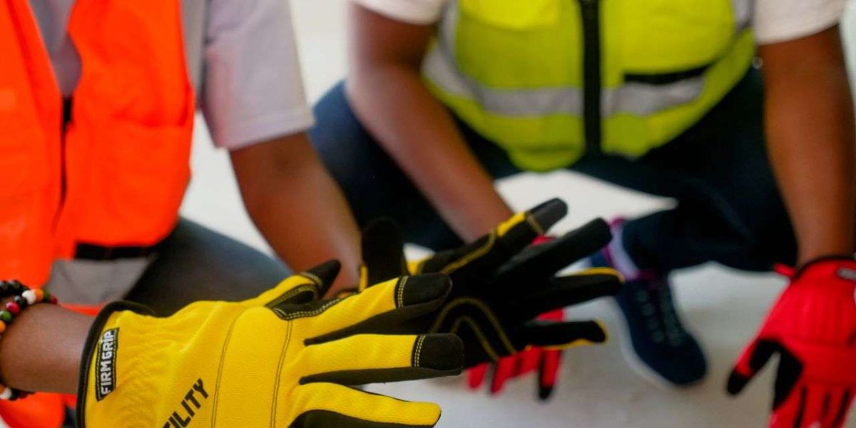 Close-Up Photo of Person with Protective Gloves
